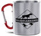 Tassendruck Karabiner Edelstahlbecher mit Spruch - Waidmannsheil - Geschenkidee für Jäger, Jagd, Geburtstagsgeschenk für Jäger, 300ml