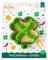 Decora 0255037 Ausstecher Kleeblatt, aus Kunststoff, ideal für Dekorationen aus Zuckerpaste oder Gummipaste, Made in Italy, originelles Design. Packung mit 1 Stück.