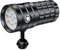 Genwiss Unterwasser-Taschenlampe, Unterwasser-Taschenlampe, super helle Unterwasser-Taschenlampe mit 3500 Lumen, 100 Meter wasserdichtes Unterwasser-Videolicht, professionelle Unterwasser beleuchtung