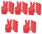 CLISPEED 30 STK Schaumfinger Cheerleading Schäumt Finger Cheerleader-Pompons Handbommel Aus Schaumstoff Jubeln Schaum Hand Finger Jubeln Prop Handschaum Kind Mädchen Eva
