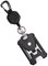 Xnourney Porte-badge , porte-carte d'identité tactique, porte-clés mousqueton robuste, - Heavy Duty avec rouleau de badge rétractable de 31,5’’ porte badge enrouleur