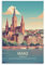 KmoNo Deutschland Mainz Vintage Reiseposter 20 x 30 cm Poster Dekor Malerei Leinwand Wandkunst Wohnzimmer Poster Schlafzimmer