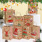 Geschenktüten Weihnachten Weihnachtsgeschenktüten 24 Stück Papiertüten mit Henkel Geschenktasche Geschenktaschen Weihnachten Ideal zum Aufbewahren kleiner Geschenke zu Weihnachten