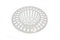 100 X White 60mm Basin, Bath, and Sink Strainers - Prevents Clogs