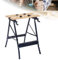 RuiYiL Multifunction Work Table and Sawhorse Foldable Wood Clamping Work Benches with Storage rack for Tools Adjustable Tabletop, for Wood Timber Workshop Working Bench Table