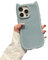 Tybiky Mobile Phone Case for iPhone 15 Cute 3D Cat Ears Kitty Design Protective Case Cartoon Animals Soft TPU Shockproof Silicone Case Scratch-Resistant Crystal Clear Matt Kitty Case, Matte Blue