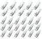 Lot de 30 coupe-ongles plats en acier inoxydable pour manucure et pédicure - Pour homme et femme