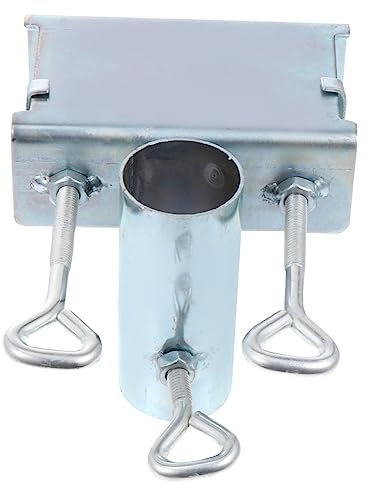 PHENOFICE 1Stk Sonnenschirmhalter Schirmhalterung für Stuhl Tischklemme verstellbare Klemmhalterung Sonnenschirmständer Halter für sonnenschirme regenschirmständer Metall Silver