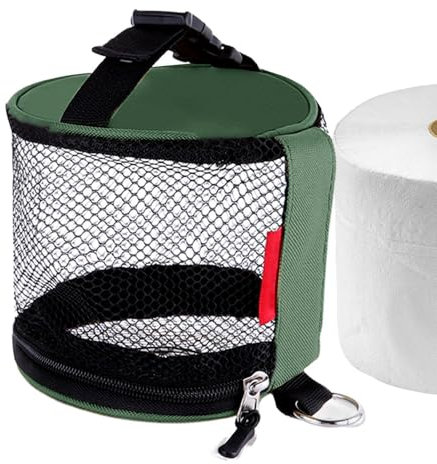 Portable Toilet Paper Holder - Travel Friendly Paper Dispenser, Versatile Holder | and Lightweight Toilet Paper Holder for Home, and Outdoor, Easy to Assemble, Ideal