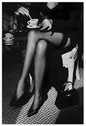 Helmut Newton Poster (24) Leinwandposter Wandkunst Dekor Druck Bild Gemälde für Wohnzimmer Schlafzimmer Dekoration 30 x 45 cm