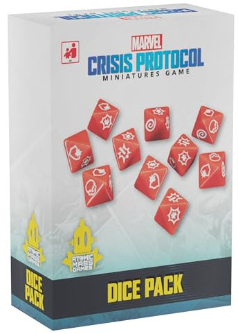 Asmodee Marvel Crisis Protocol: Würfel-Set, Tisch-Miniaturen-Zubehör
