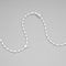 15 Meter 150 Clips Vertical Blind Bottom Chain for 3.5 Inch 89mm Slats,Vertical Blinds Repair Parts,Durable White Plastic Blind Chain,Adjustable Length