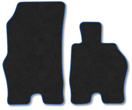 BMW i8 (2014-2020) Premium Carpet Car Mats | Blue Edge Trim Premium Floor Mats Tailored Fit Full Coverage Protection Accessories Easy Clean Anti Slip Made in the UK