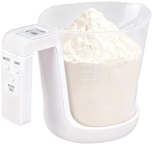 Byuexhp Küchenmessbecher,Elektronischer Messbecher Mit LCD-Display | Elektronische Messskala,Für Die Küche Das Backen Das Camping Restaurant Esszimmer Kochen Zuhause Getränk