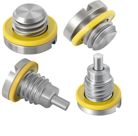 Violiica Untereinheit Getriebeöl-Ablassschraube 8M0058389 für MerCruiser für Alpha Antrieb, Edelstahl, mit Dichtungen, für 3/8-16 Schrauben, für Mercury und für Mariner Außenborder