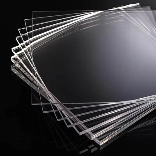1,8 mm Policarbonato Placas Transparente Placa Policarbonato Invernadero Exterior Techos de PVC Ligero Irrompible para Invernaderos y Patios(20x100cm/8x39in)