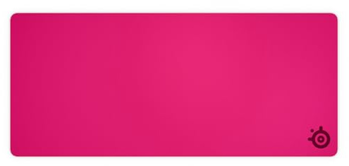 SteelSeries QcK Heavy Gaming Mousepad - Thicker, Non-Slip Silicone Rubber Base, Peak Tracking, Optimized for Gaming FPS, MOBAs, RTS, MMO - XXL Size 900 mm x 400 mm x 4 mm - Magenta