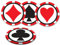 8 Untersetzer- Casino