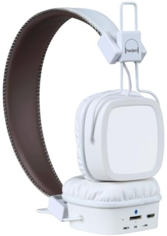 Heden Cuffie Bluetooth circum-aural con microfono Evoluzione bianca