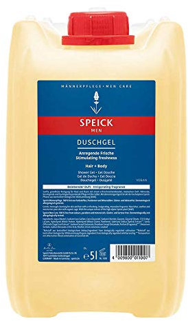 Speick Men Duschgel – Duschpflege für Herren, erfrischender Duft & vegane Formel, 5l