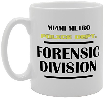 Coralgraph Inc MG2470 Miami Metro Police Dept. Forensic Division Novelty Gift Printed Tea Coffee Ceramic Mug