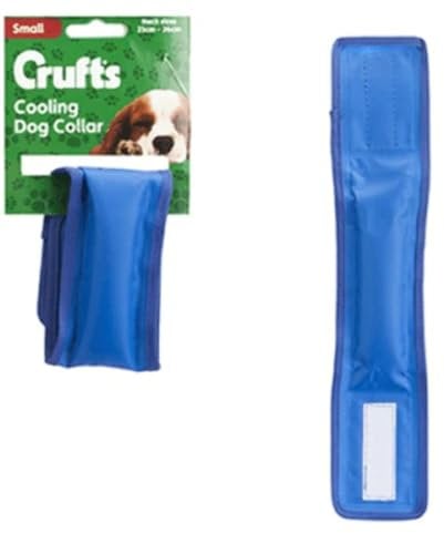 Chill & Stylish Blue Crufts Small Cool Collar - 15 cm-30 cm (1 Pc.) - Top-Quality Material - Perfect for Summer Walks & Playtime