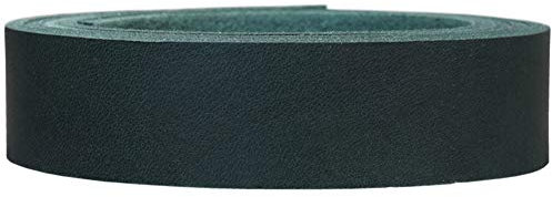 Lederriemen Fettleder - Vollleder für, Hundeleinen, Reitzubehör etc., Farbe:dunkelgrün, Breite:2.5cm breit