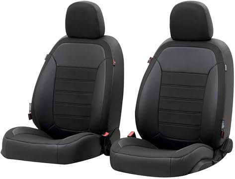 Walser Passform-Sitzbezug Aversa, Schonbezug für VW Tiguan Comfortline 2016-Heute, 2 Einzelsitzbezüge Normalsitze
