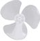 ranrann Fan Blade Tre Foglie 12/16 Pollice Pala Rotorica Universale Ventilatore Pezzi di Ricambio Girante Fan Blade Plastica per Fan piedistallo in Piedi Table Fanner 12 Inch Taglia unica