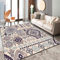 Joop Teppich Beige Salon Teppich beige Retro geometrische Muster weichen Teppich Anti-Rutsch Kinderteppich 180X280CM Balkon Teppich Outdoor 5ft 10.9''X9ft 2.2''