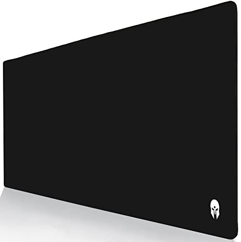 Impactrion Alfombrilla de ratón XXL para videojuegos, Almohadilla Ordenador, color negro