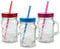 Pack of 3 Mason Jars with Handles, 500 ml Durable Drinking Glasses with Lids, Straws – Perfect for Cold Beverages Including Juices and Smoothies – Ergonomic and Comes in Attractive Hues and Designs