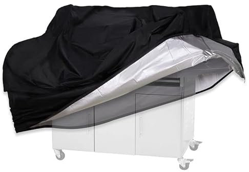 mtb more energy Grillabdeckung Grillplane L - 145 cm x 61 cm x 117 cm- wasserdicht - UV-undurchlässig - schwarz