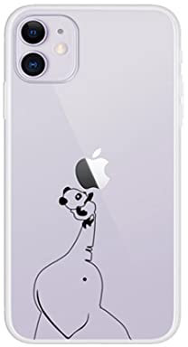 CrazyLemon Schutzhülle für iPhone 13, Cool weiches Silikon stoßfest Hülle iPhone 13 Handyhülle - Elefanten Panda