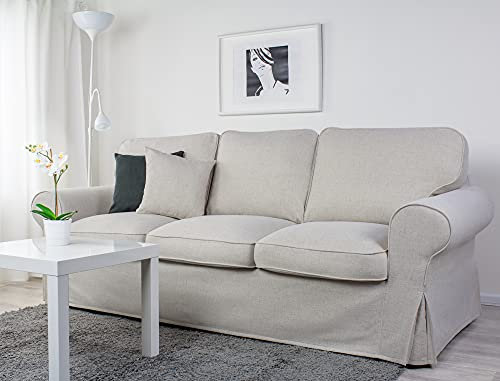 Dagra Bezug für EKTORP 3er-Sofa (Schlafsofa neues Modell) (Beige A01)