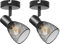 Dehobo E14 Wandlampe Vintage Verstellbare Metall Schwarz Wandleuchte - Wandspot E14 max.40W - Wandlampe Innen mit Retro Design für Schlafzimmer Wohnzimmer Esszimmer Balkon Loft - Nicht Leuchtmittel