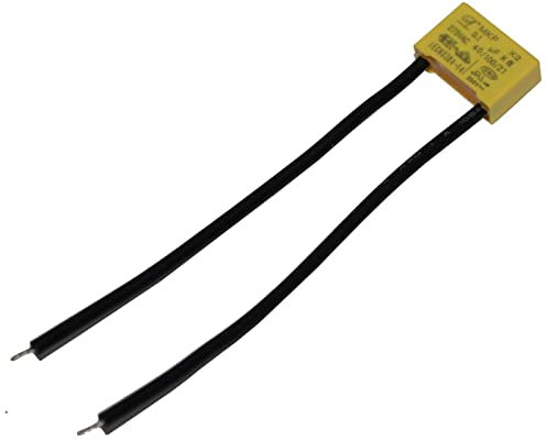 Lumonic MKP Entstörkondensator für LED Lampen 0,1µF | 275V AC Spannung X2 Kondensator gegen Flackern | LED Entstörer Kondensator 100nF