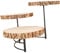 Qianly Wooden Cake Stands 3 Tier Serving Platter for Entertaining Birthday Cake