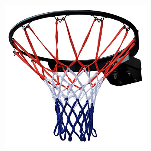 17,7-Zoll-Basketballtor zum Aufhängen, professionelle, robuste, an der Wand montierte Basketballfelge mit Allwetter-Netz, an der Wand montierter Basketballkorb