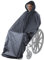 ANYOO Wasserdichte Poncho Abdeckung für Rollstühle Leichter Regenponcho Cape Shield mit Gummibändern Bietet Trockenschutz für Rollstühle, Grau, Einheitsgröße