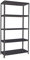 PROREGAL Schraubregal Panda 5 Metallböden | HxBxT 180x80x30cm | Fachlast 100kg | Anthrazit Metallregal Lagerregal Schwerlastregal Kellerregal Archivregal