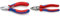 Knipex Seitenschneider verchromt, mit Mehrkomponenten-Hüllen 110 mm 70 15 110 & Kombizange schwarz atramentiert, mit Mehrkomponenten-Hüllen 180 mm 03 02 180
