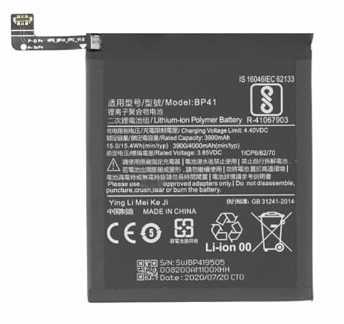 Batterie pour Xiaomi Mi 9T BP41 Mi 9T Pro 4000 mAh