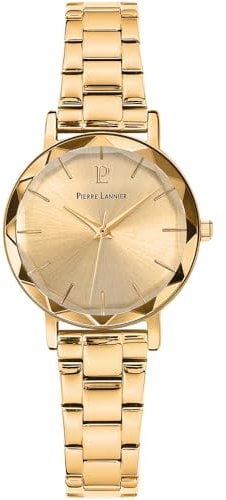 Pierre Lannier Montre Femme Multiples Cadran Doré Bracelet Acier Doré