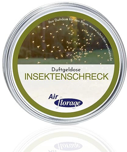 Florage – Lufterfrischer INSEKTENSCHRECK zur Insektenabwehr - Natürlicher Schutz vor Fliegen, Mücken etc. - 50 Jahre Erfahrung als deutsche Duftmanufaktur, bis zu 12 Wochen anhaltender Schutz & Duft