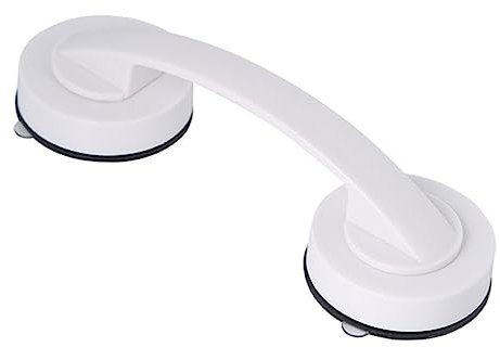 BESTonZON Barre De Sécurité Barres D'appui à Ventouse Barrière De Sécurité Pour Baignoire Poignée De à Ventouse Balustrade Barre De Baignoire Aîné Blanche Guider Succion Plastique