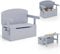 COSTWAY Wooden Toy Box, 3-in-1 Convertible Kids Bench/Desk Chair Set/Storage Chest with Lid, Multifunctional Children's Organizer Cabinet for Playroom Bedroom (Gray)