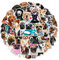 Dogs 50 adesivi per cani, impermeabili, in vinile per auto, moto, computer portatili, biciclette, skateboard, snowboard, bagagli, MacBook, iPad e molto altro ancora, facili da applicare e staccare