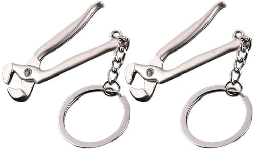 Btgghytr 2 Stück Multitool Schlüsselanhänger Schraubenschlüssel Schraubenschlüssel Anhänger Schlüsselanhänger Behänge Ornamente Handwerkzeug Schlüsselanhänger