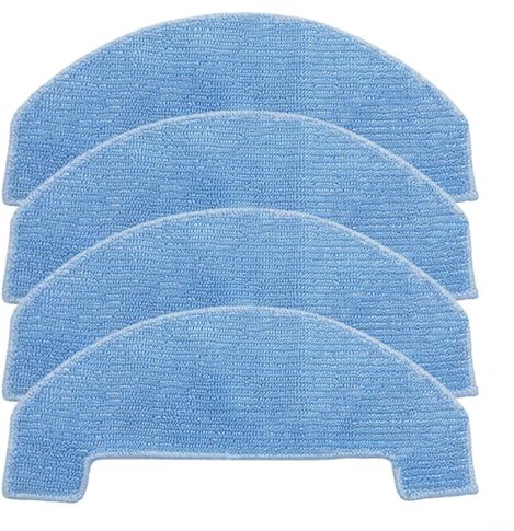 FUBESK Paquete de 4/10 paños de repuesto para fregona para almohadillas para Conga 2499 para ULTRA Home Advanced Robot Aspirador, accesorios de repuesto (4 unidades)